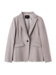 両面起毛テーラードジャケット≪洗える/セットアップ対応≫