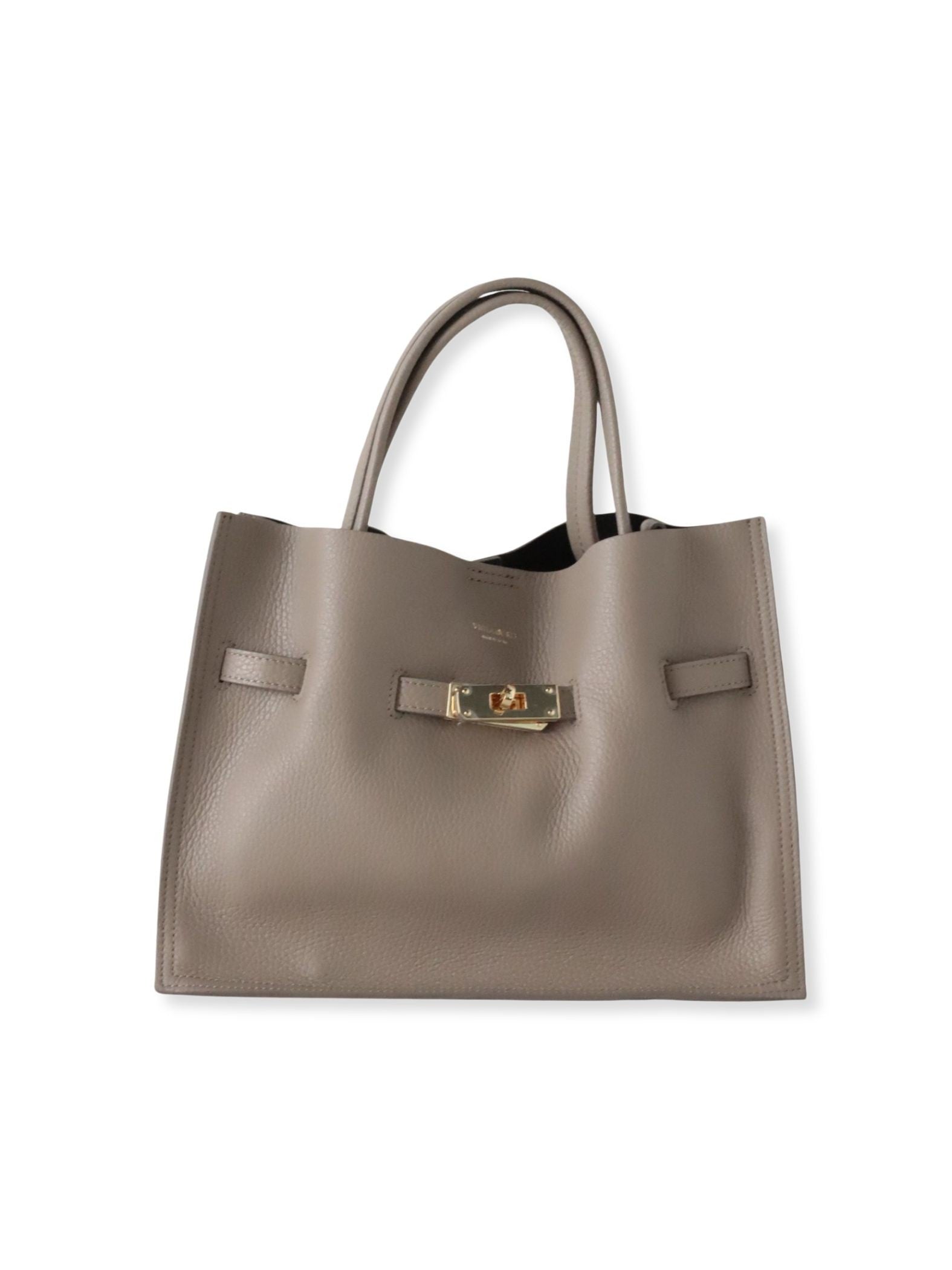 【VIOLAd'ORO】イタリアンWフェイスレザートートバッグ