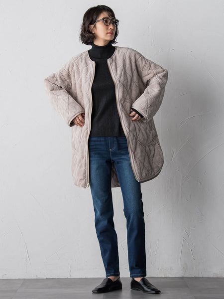 【WEB限定/大きいサイズ】”あたたか美脚”裏起毛デニム