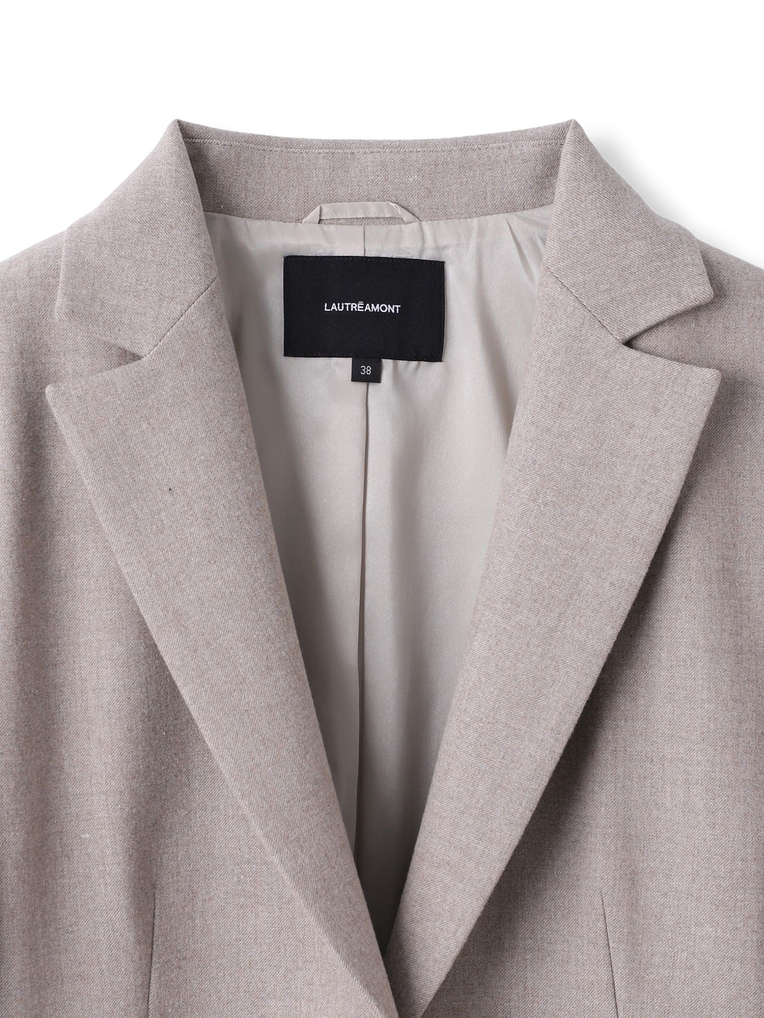 両面起毛テーラードジャケット≪洗える/セットアップ対応≫