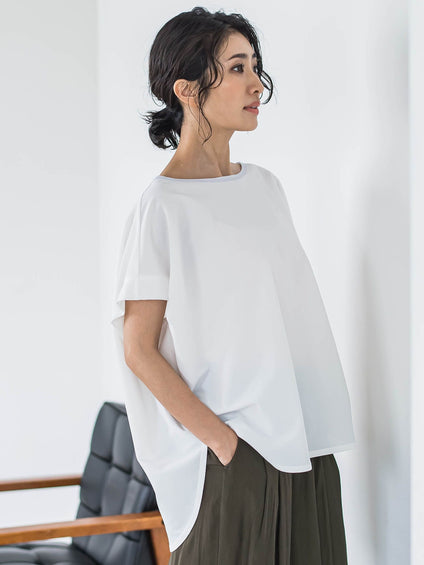 【WEB限定】ゆったりシルエットカットソー≪洗濯機で洗える≫