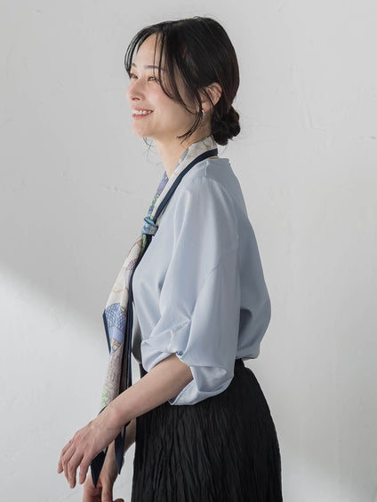 デザインスリーブプルオーバー