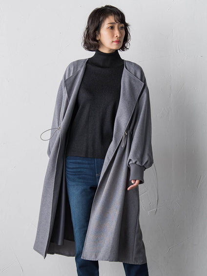 ラメリブタートルニット