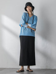 【えらべるSETUP】叶えるIラインスカート≪手洗い可能≫