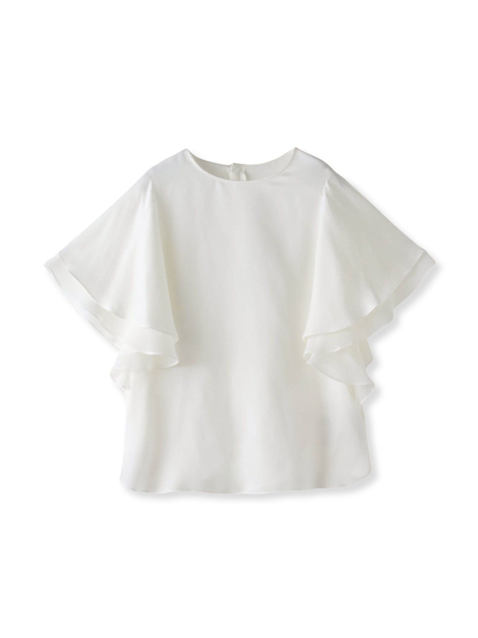 ラッフルスリーブブラウス