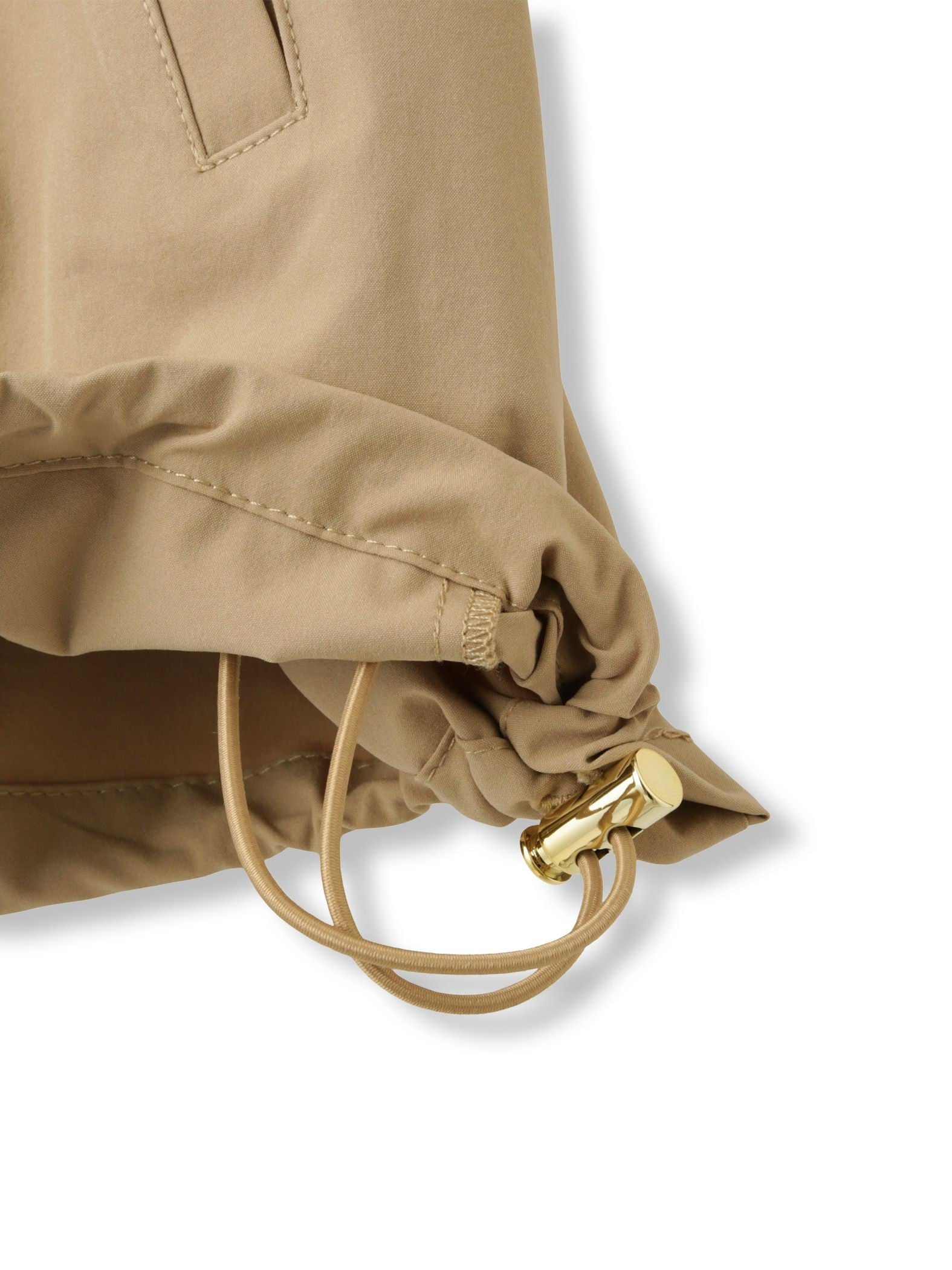 2WAYサーブルクロスフリルネックブルゾン