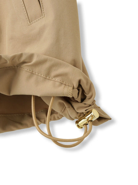 2WAYサーブルクロスフリルネックブルゾン