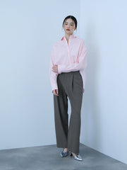 サイドポケットワイドタックパンツ