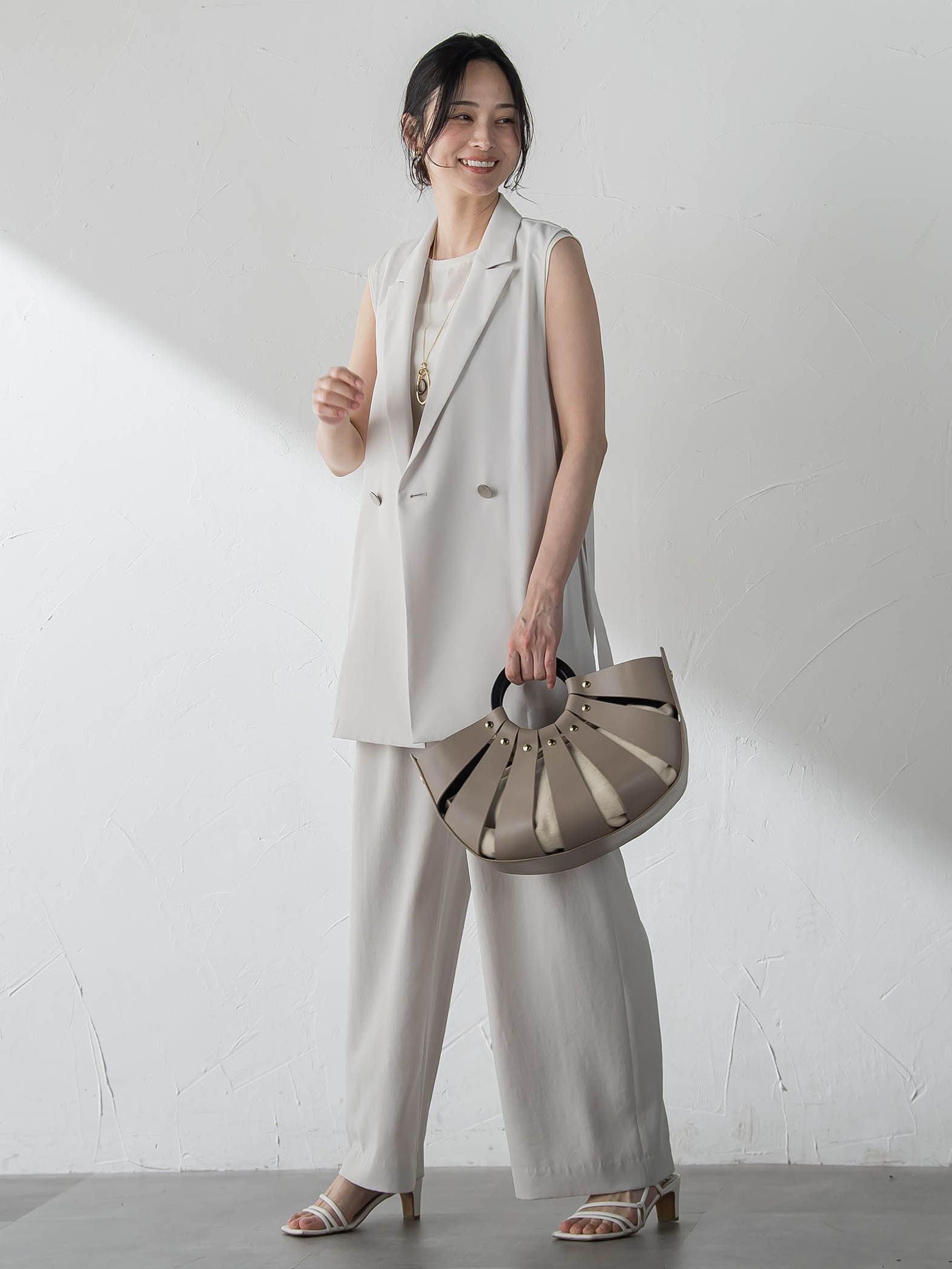 【カタログ掲載】【涼・美・楽】サイドベルトジレ