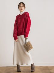 メッシュガラプルオーバー≪手洗い可能≫