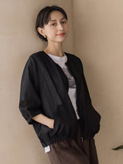 メッシュベイカーブルゾン