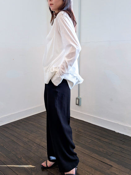 《予約販売》　soft gather tops 【日本製】