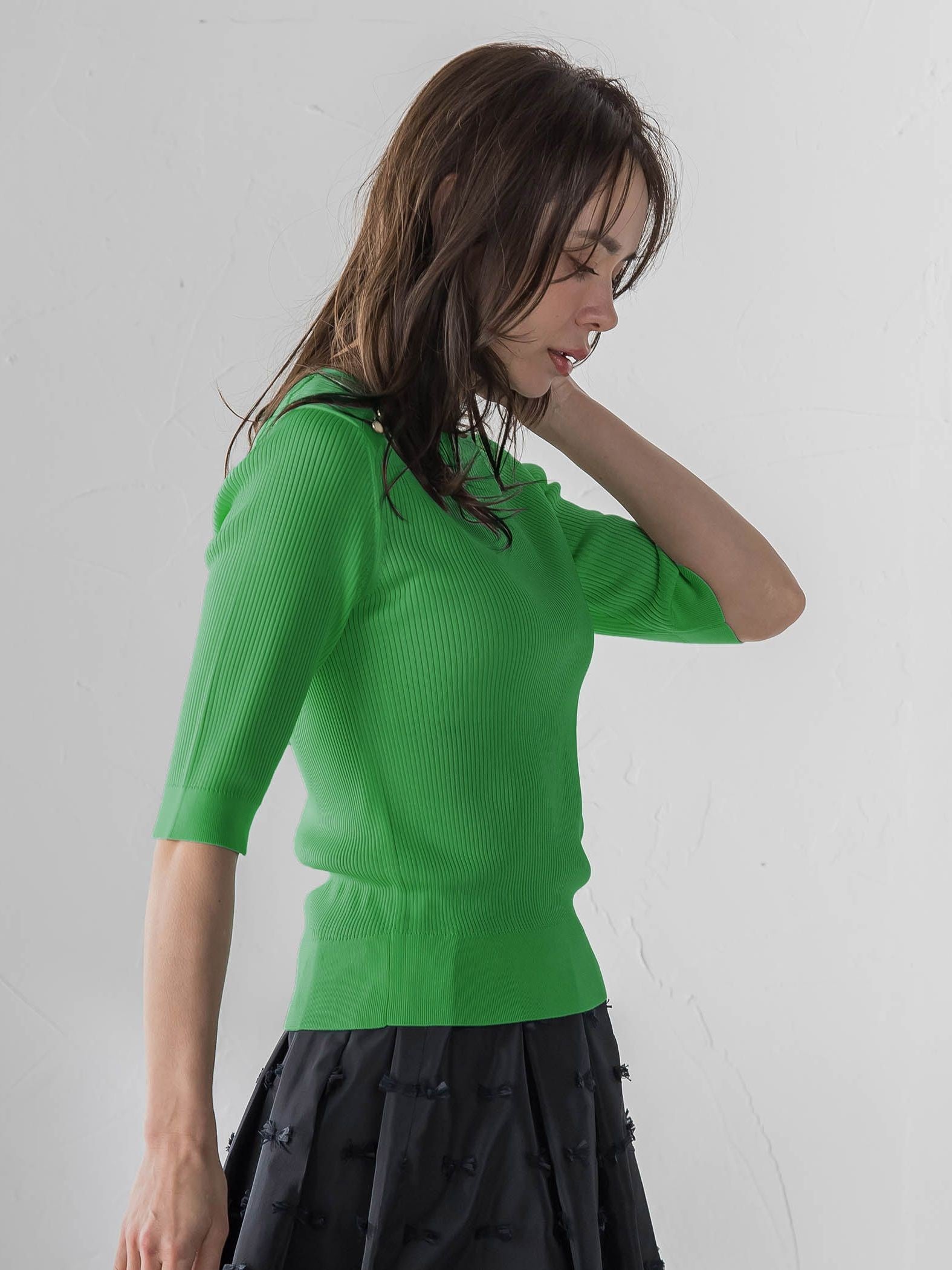 LUCINDAリブニット