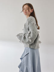 メニリボンブークレーニット≪手洗い可能≫