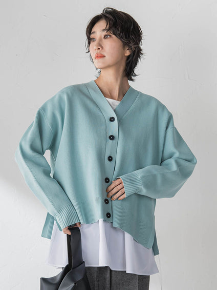 【WEB限定カラーあり】スポンディッシュニットカーディガン