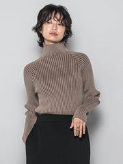 【WEB限定】プレーティングリブニットプルオーバー≪手洗い可能≫