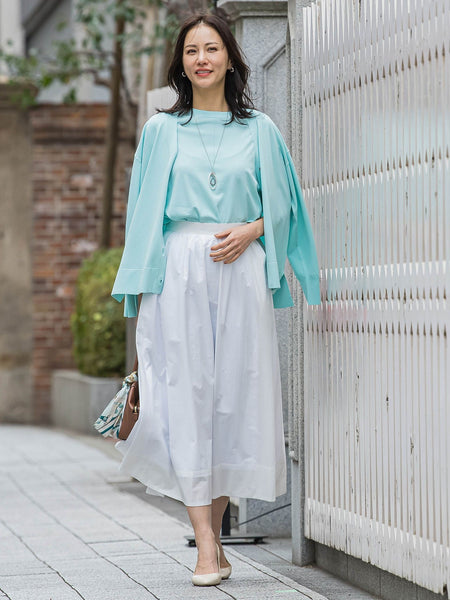 メンナイロンワッシャーブロードスカート