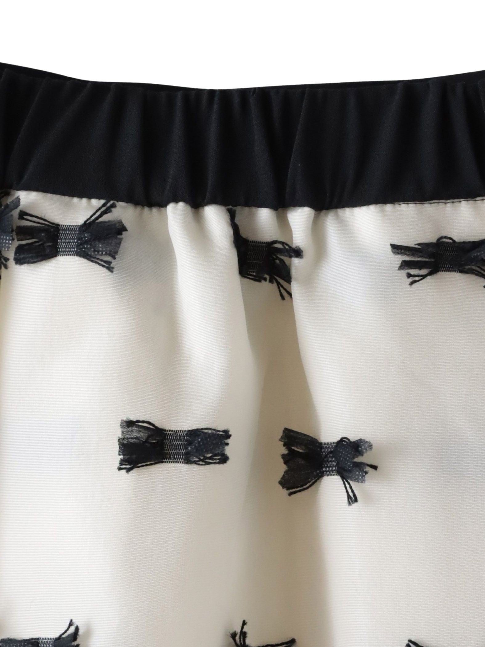 リボンジャガードスカート