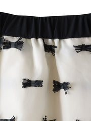 リボンジャガードスカート