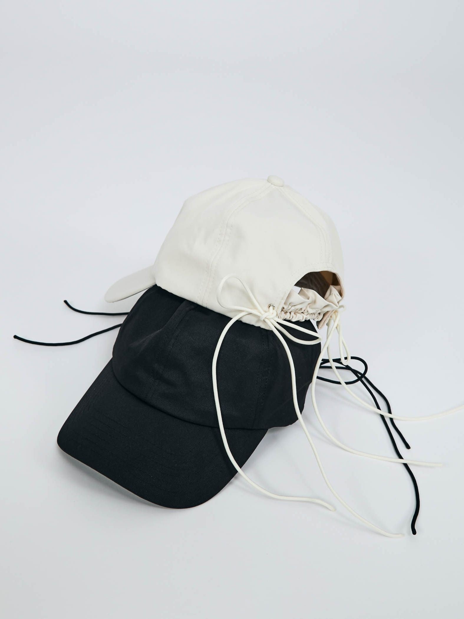 【Casselini】バックコードリボンキャップ