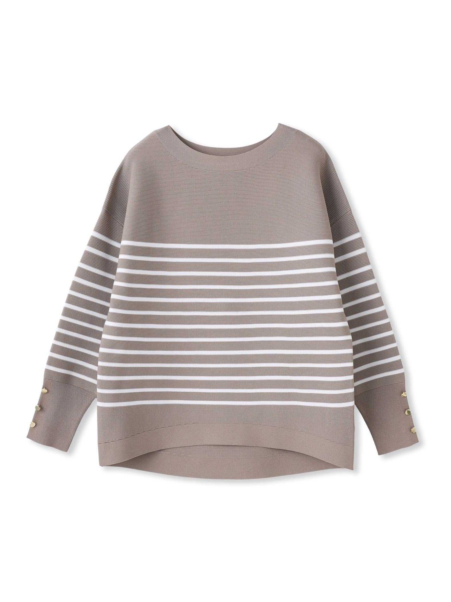 【WEB限定】ソデボタンガーターニット≪11号あり/洗える≫