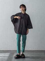 ワイドカフスドルマンシャツ≪洗濯機で洗える≫