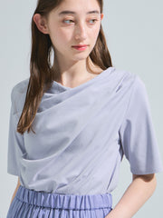 カットドレープTシャツ≪洗濯機で洗える≫