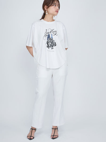 ドールモチーフプロントTシャツ≪手洗い可能≫ | QUEENS COURT
