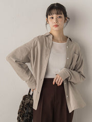 【WEB限定】E/Nピーチシャツ≪手洗い可能≫