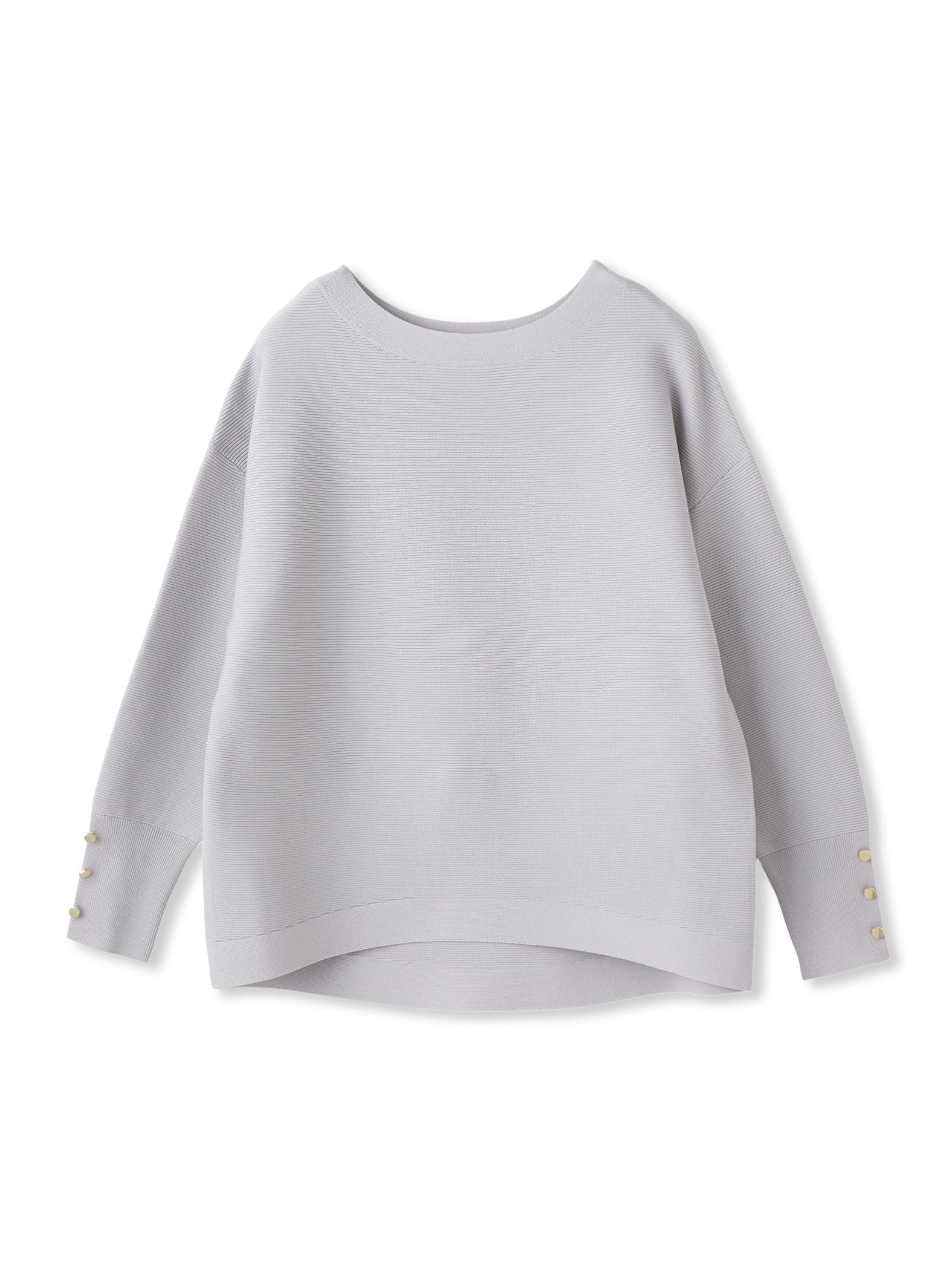 【WEB限定】ソデボタンガーターニット≪11号あり/洗える≫