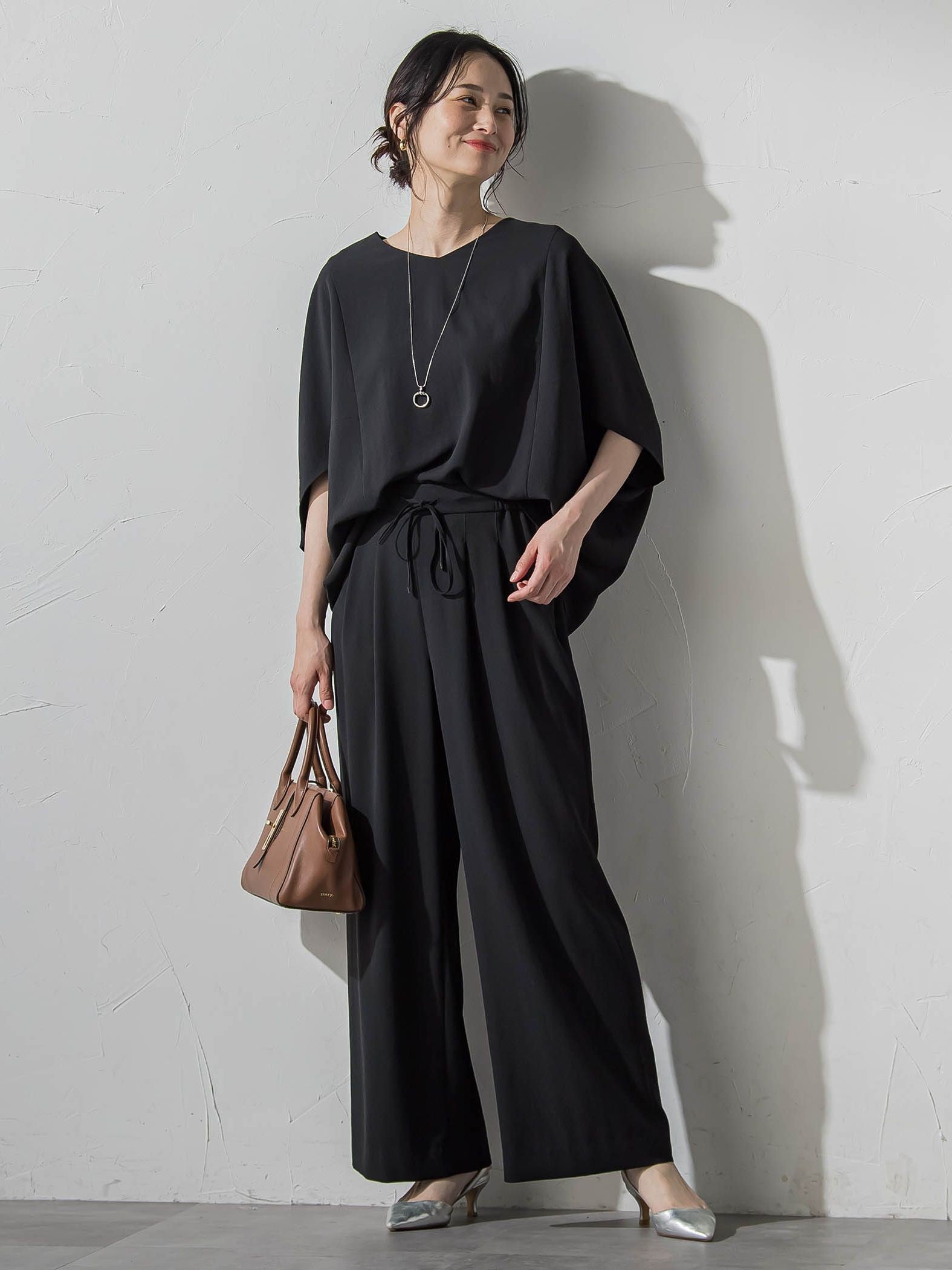 ≪シリーズ累計3万枚突破！/動画あり≫【ラクする美人服】ポンチョブラウス≪WEB限定カラーあり≫
