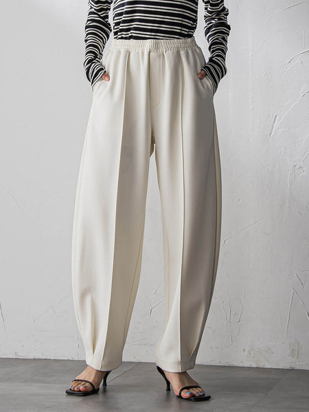 【えらべるSETUP】叶えるイージーカーブパンツ≪手洗い可能≫