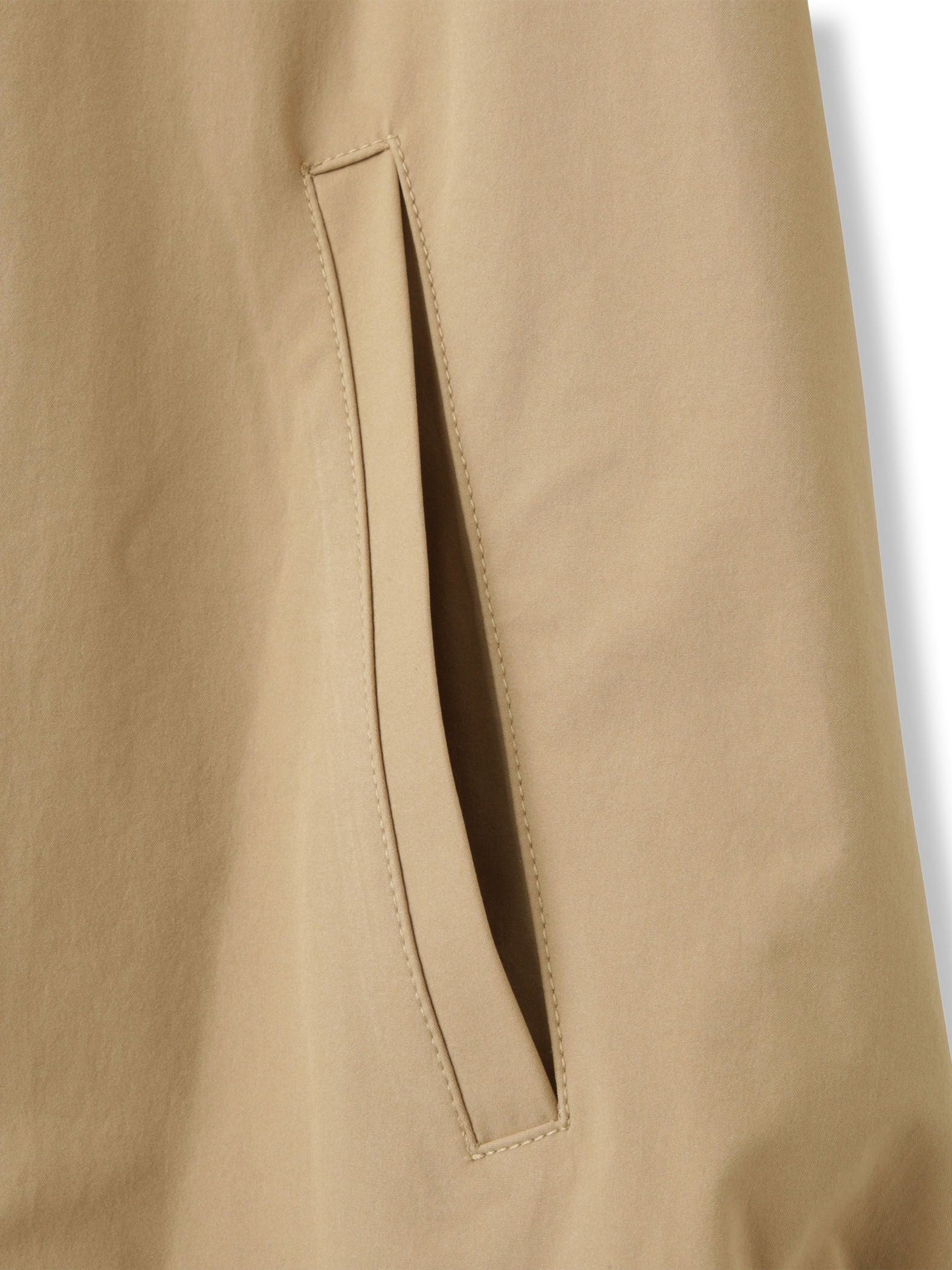 2WAYサーブルクロスフリルネックブルゾン