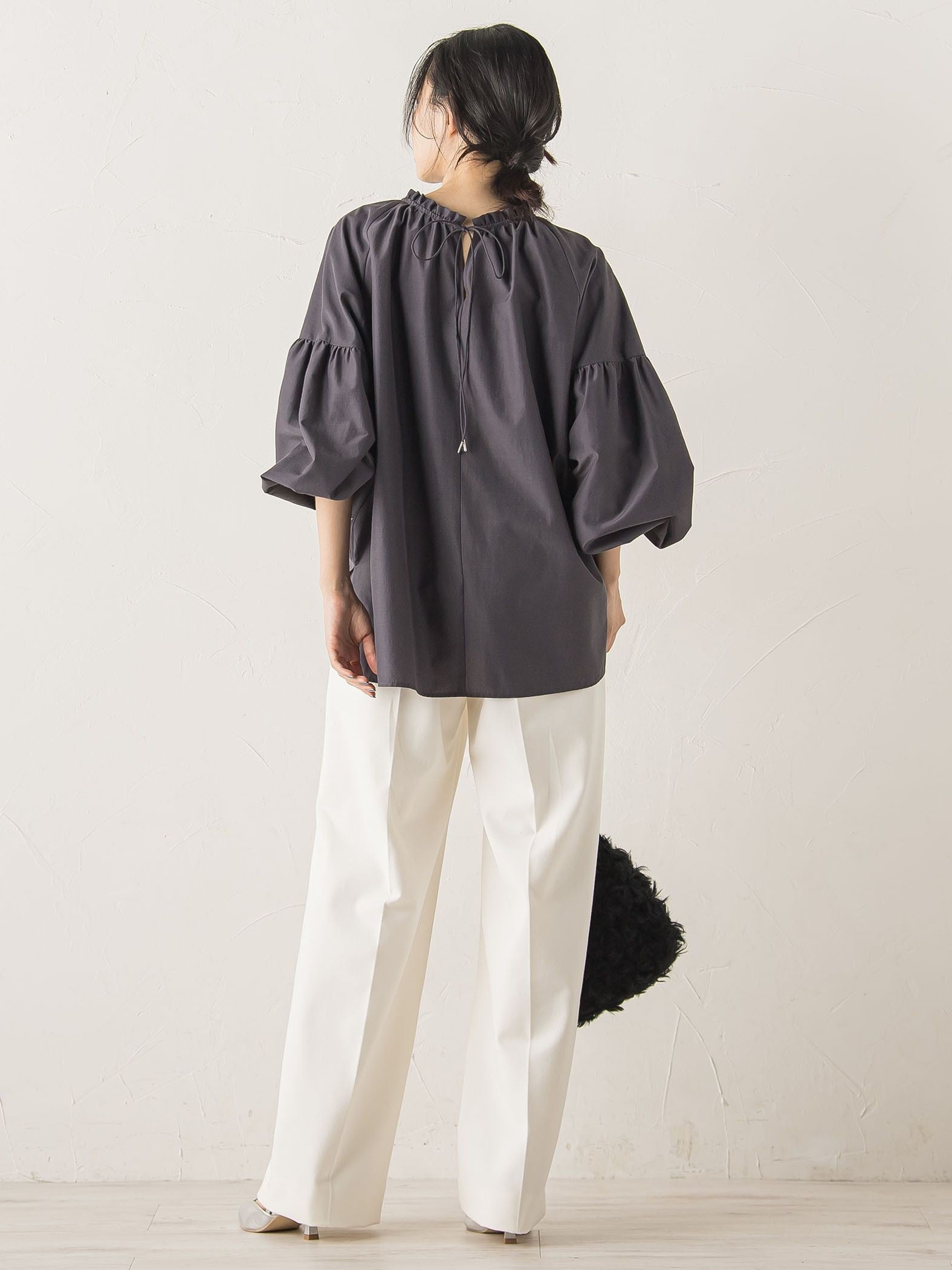 両面起毛ストレッチパンツ≪洗濯機で洗える≫