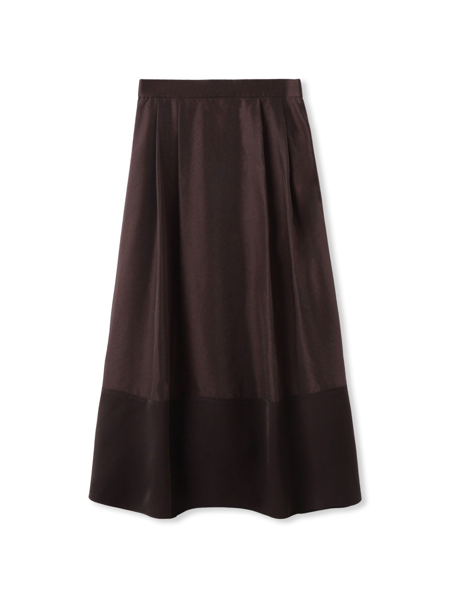 素材切り替えオーガンジースカート