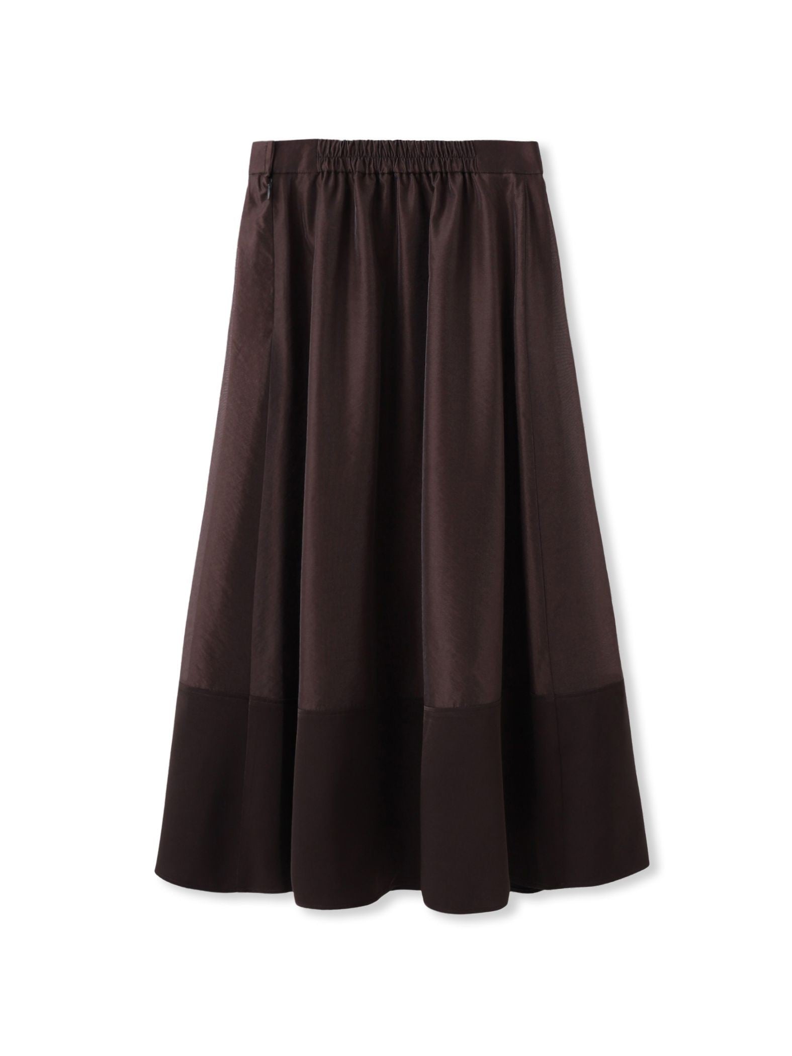 素材切り替えオーガンジースカート