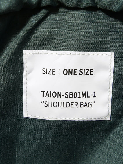 【TAION】ミリタリーダウンショルダーバッグ《手洗い可能》