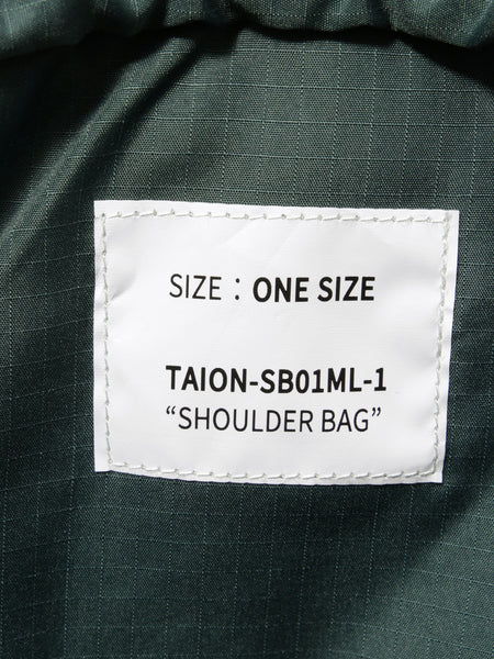 【TAION】ミリタリーダウンショルダーバッグ《手洗い可能》