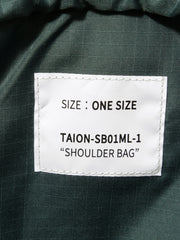 【TAION】ミリタリーダウンショルダーバッグ《手洗い可能》