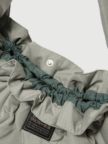 【TAION】ミリタリーダウンショルダーバッグ《手洗い可能》