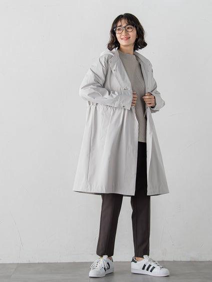 【大きいサイズ】パーテーションダウンロングコート