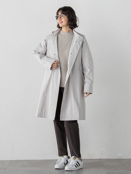 【大きいサイズ】パーテーションダウンロングコート