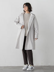 【大きいサイズ】パーテーションダウンロングコート