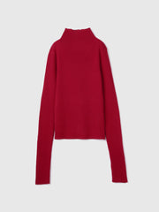 サムホールハイネックニットプルオーバー≪手洗い可能≫