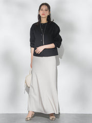 【WEB限定】美フォルムデイリーカーディガン≪洗濯機で洗える/11号あり≫