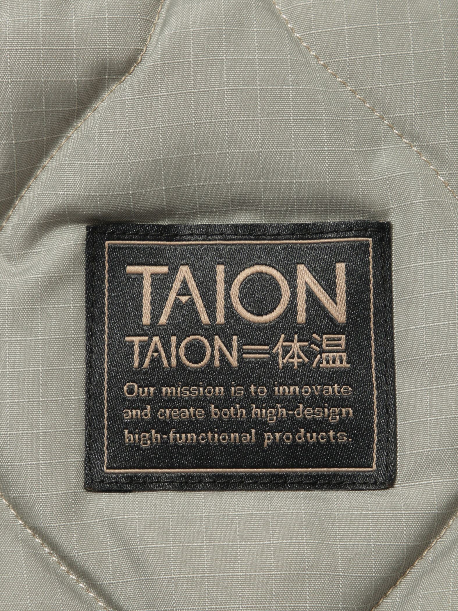 【TAION】ミリタリーダウンショルダーバッグ《手洗い可能》