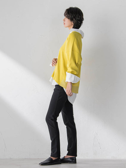 【WEB限定/新色追加】”3コーデが叶う2点セット”ニット×シャツ