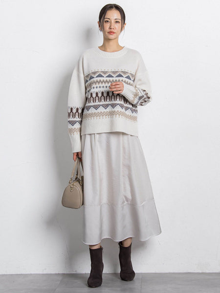 素材切り替えオーガンジースカート