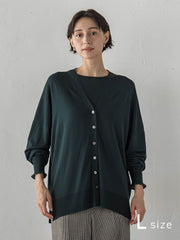 【大きいサイズ】Tシャツニットカーディガン
