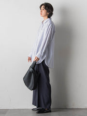 ドビーストライプシャツ